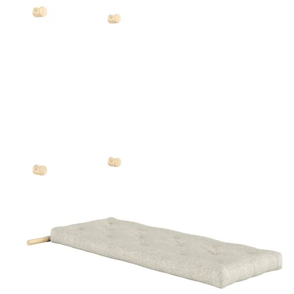 Hooked Chair Bed Soft Chalk