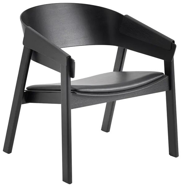Cover Loungestol Refine Läder Svart / Svart