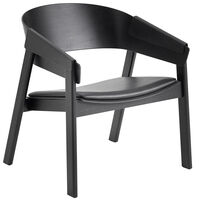 Cover Loungestol Refine Läder Svart / Svart