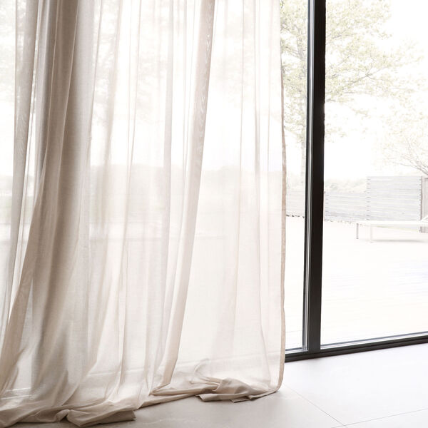 Vivi Gardin Genanvendt Stof Dobbelt Bredde Natur 290x290 cm