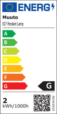 E27 Pendel Pale Blue