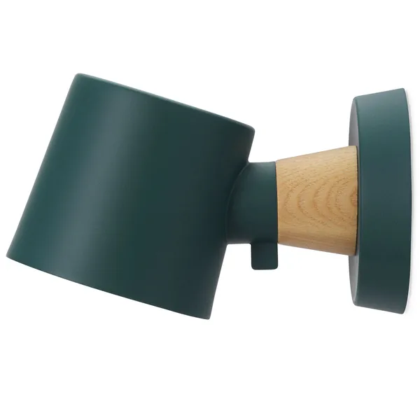 Rise Vegglampe Fastsittende Installasjon Petrol Green