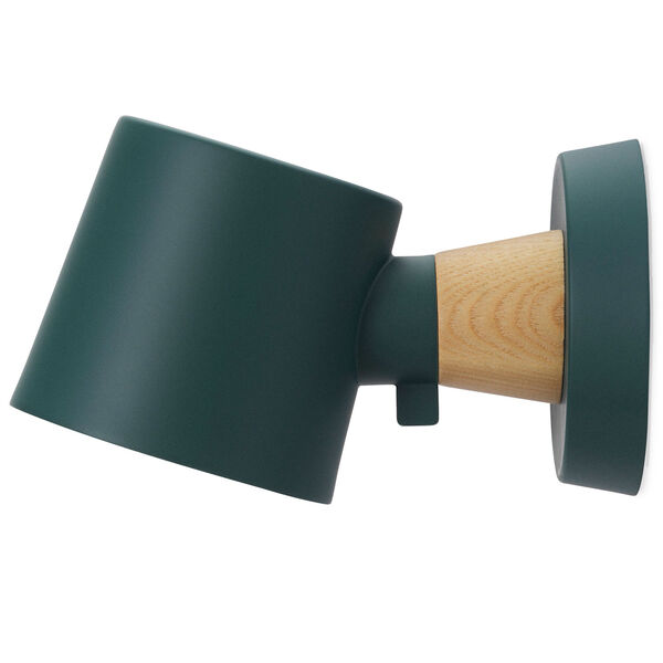 Rise Vegglampe Fastsittende Installasjon Petrol Green