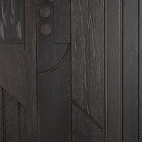 Teak Mosaik Sideboard Fyra Dörrar