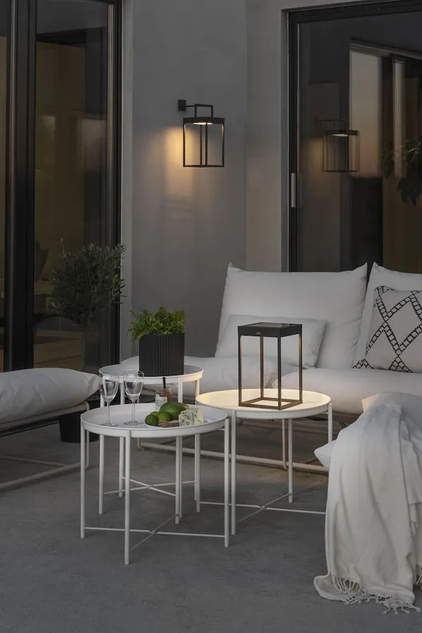Portofino Bordlampe Bærbar Svart