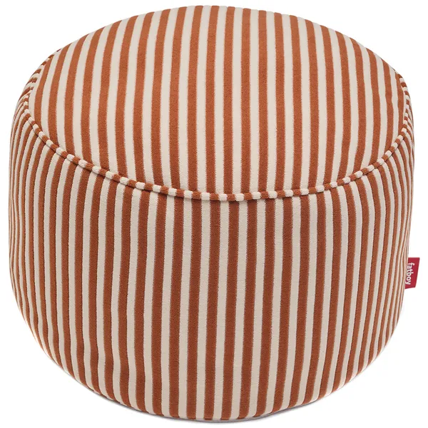 Point Terry Pouf Cognac Creme