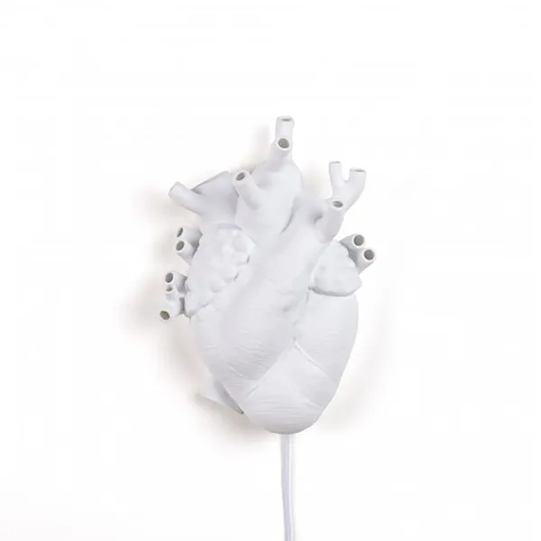 Heart Wall Lamp Porcelain