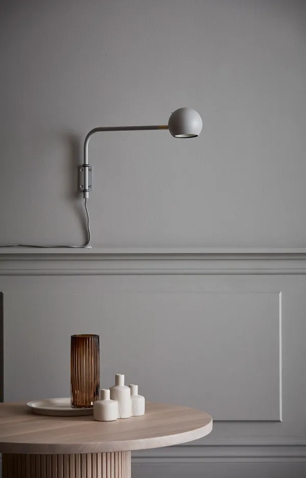 Yes! Vegglampe Beige