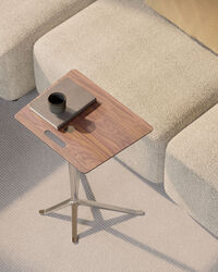 Little Friend KS13 Sidobord Krom / Valnöt