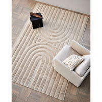 Curve Tæppe 250x350 cm Natural Beige