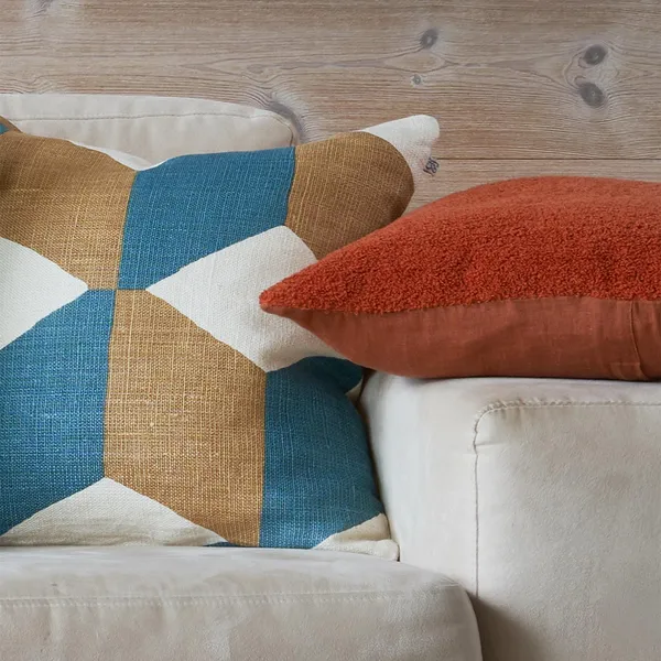 Hawa Cushion Cover 50x50 cm Tyynynpäällinen 50x50 cm Heaven Blue / Khaki