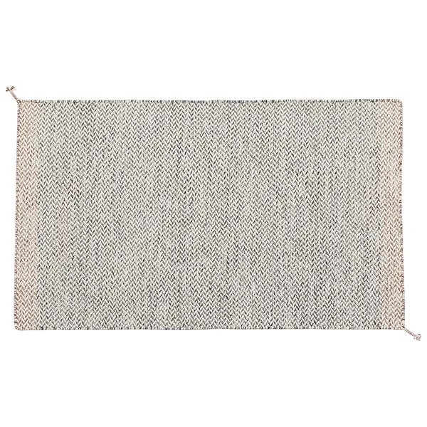 Ply Tæppe Genanvendt Polyester Sort / Hvidt 85x140 cm