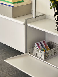 Pier System 133 3 columns PS White / Aluminium