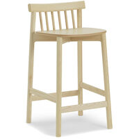 Pind Barstol 65 cm Klarlakkert Ask