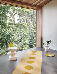 Vera Pop Teppe 70x360 cm Mustard / Pale Yellow