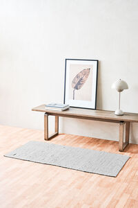 Cotton Teppe Lysegrå 75x200 cm