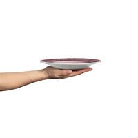 Stripes Tallerken 21 cm Plomme