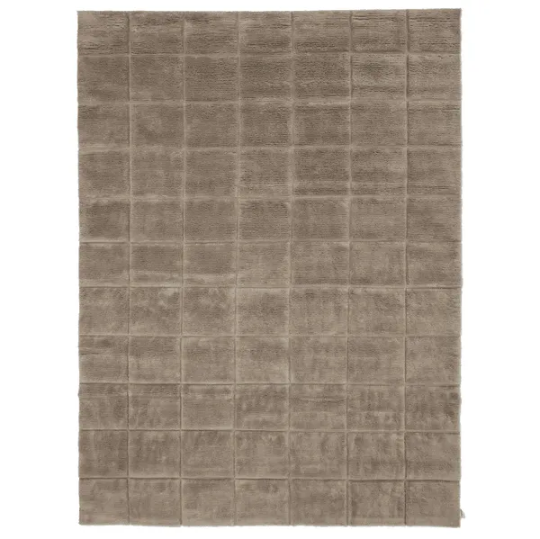 Grid Uldgulvtæppe 250x350 cm Chocolate