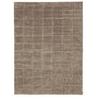 Grid Uldgulvtæppe 250x350 cm Chocolate
