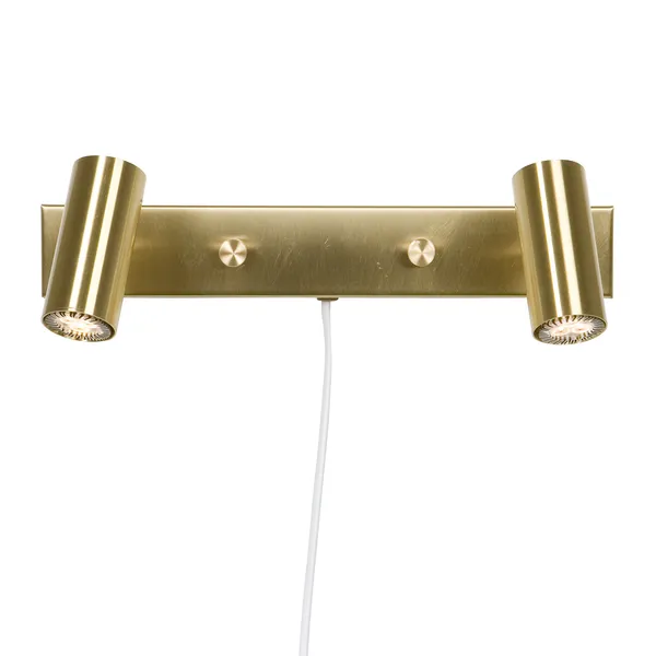 Cato Double Vägglampa Mattsvart