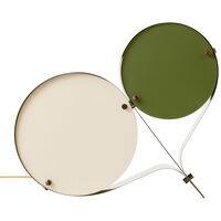 Coppia Bordlampe Ivory / Olivengrøn