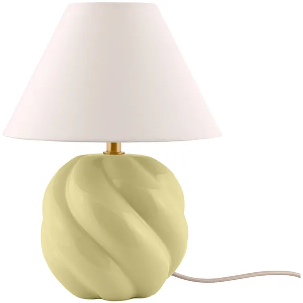 Dahlia 24 Bordlampe Smørgul
