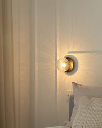 Liila 1 Vegg-/Taklampe 140 mm Sort / Klar
