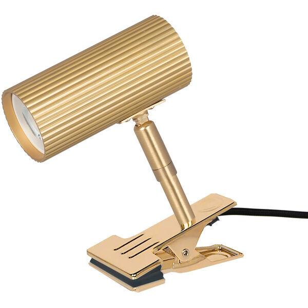 Hubble Klipsilamppu Brushed brass