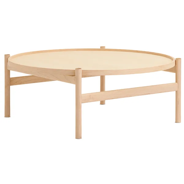 HB Soffbord Ø100 cm Vitoljat Lönnträ