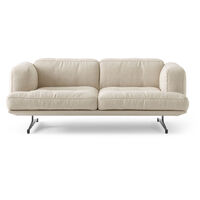 Inland AV22 2-sitssoffa Läder Noble Cognac / Warm Black
