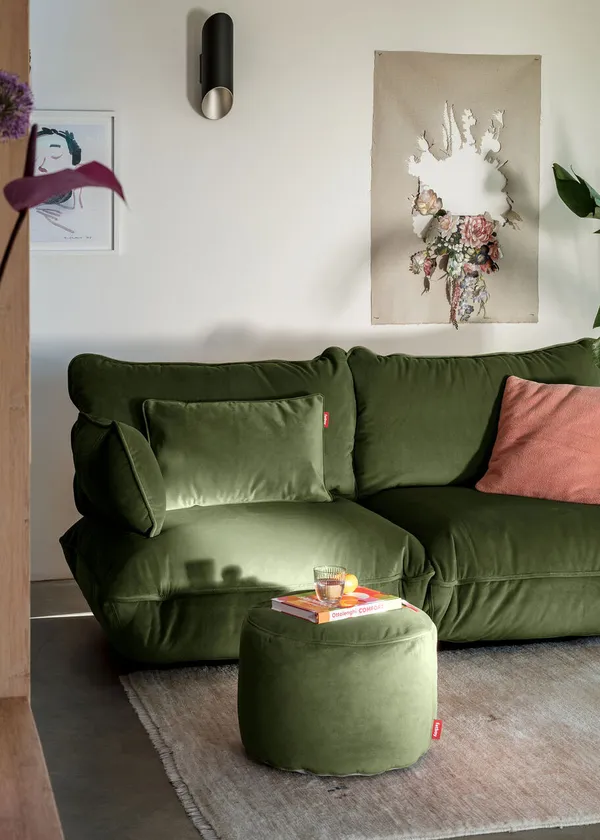 King Velvet Recycled Tyyny Deep Green