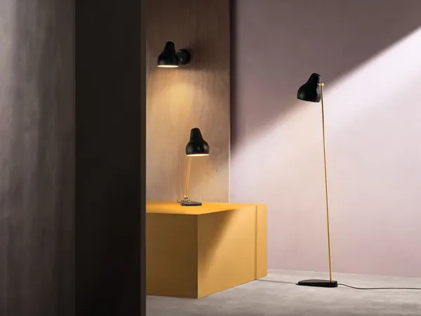 VL38 Gulvlampe Sort
