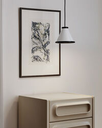 Belle Pendel Ø15 Glossy White / Glossy Black