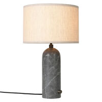Gravity Bordlampe Liten Grå Marmor / Hvit