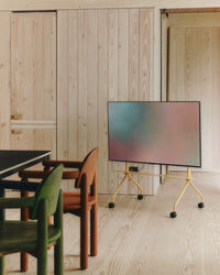 Moon Rollin' Tv Stand Apricot