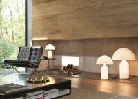 Atollo 235 Bordlampe 70 cm Opal