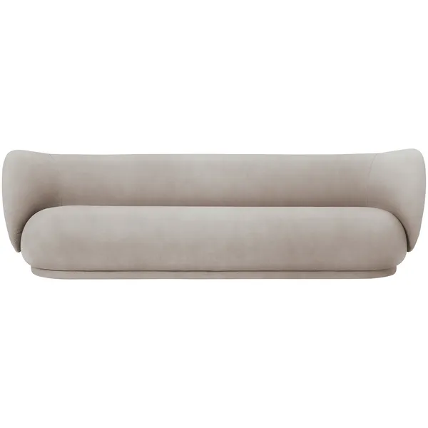 Rico Brushed 4-Seter Sofa Sand