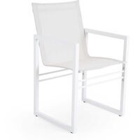 Vevi Dining Chair White/Alu