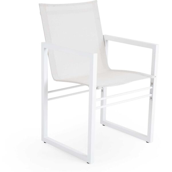 Vevi Dining Chair White/Alu