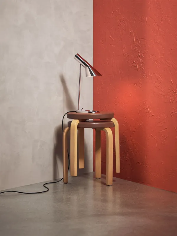 AJ Mini Bordslampa Polerad Rostfritt Stål