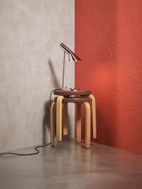 AJ Mini Bordslampa Polerad Rostfritt Stål