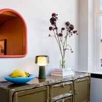 Mirage Dome Spejl Pastel Pink