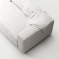 Grand 3-Sitssoffa Minetyg Moon White