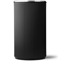 19 Open Top Bin 60 L Black / Polished Steel