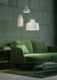 Street Pendel 150 mm Vit