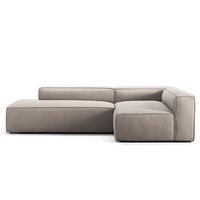 Grand Loungesoffa 3-Sits öppet avslut Vänster Minetyg Sandshell Beige