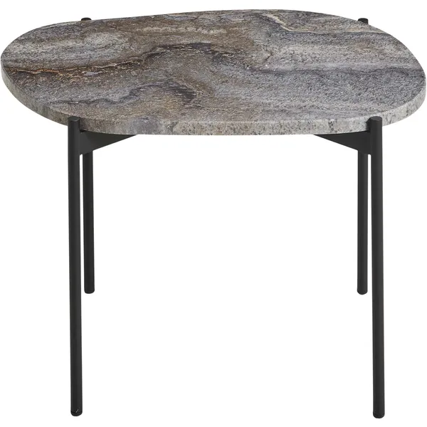 LA TERRA Sidebord Travertin Gråt L: 572 cm