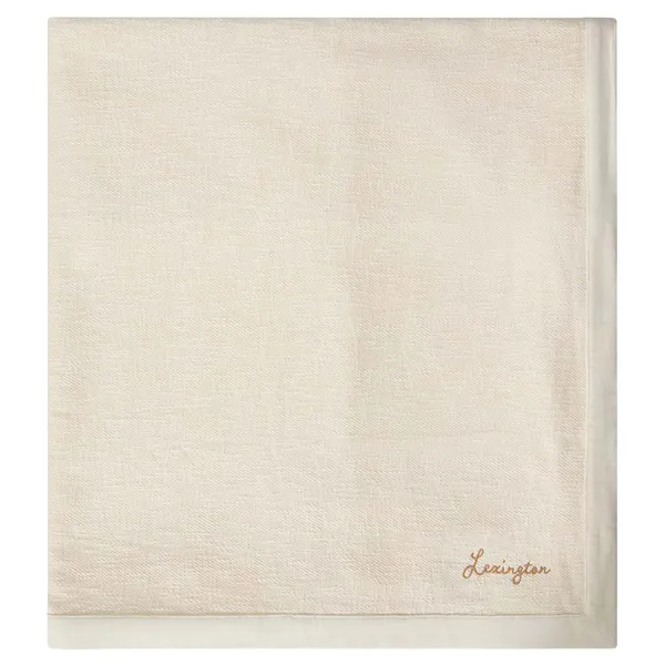 Herringbone Överkast 160x240 cm Ljusbeige