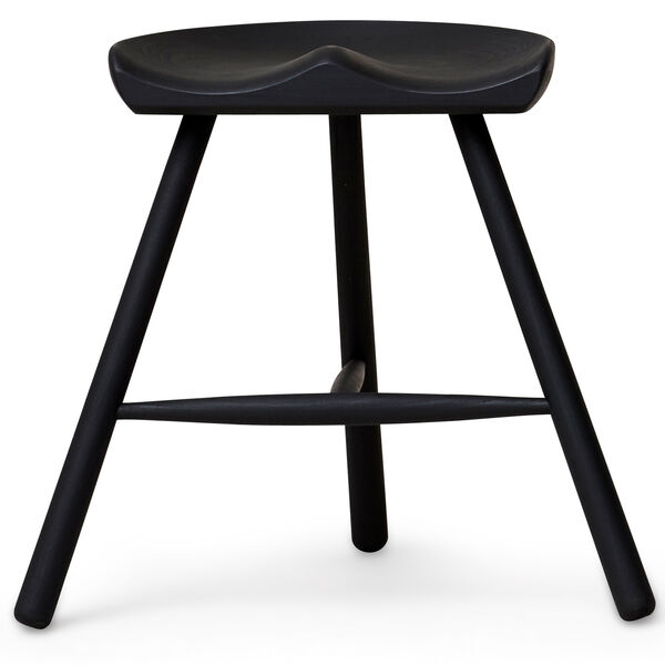 Shoemaker Chair No. 49 Taburet Sortbejdset Bøg