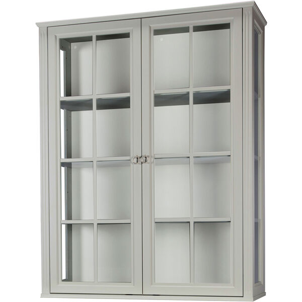 Stockholm 2.0 Vitrin Cabinet 99x34x124 Grey